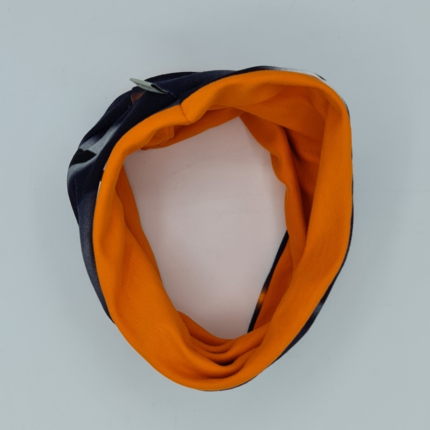Halloween Loop für Hunde - Geister Orange Schwarz